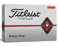 Rory Sabbatini plays the Titleist Pro V1x golf ball 
